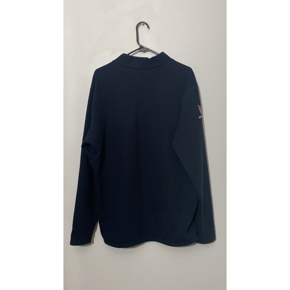 Drifire FR Pullover Mens XL 1/4 Zip Mock Neck Navy Blue CAT2/2112 Made in USA - Picture 2 of 9